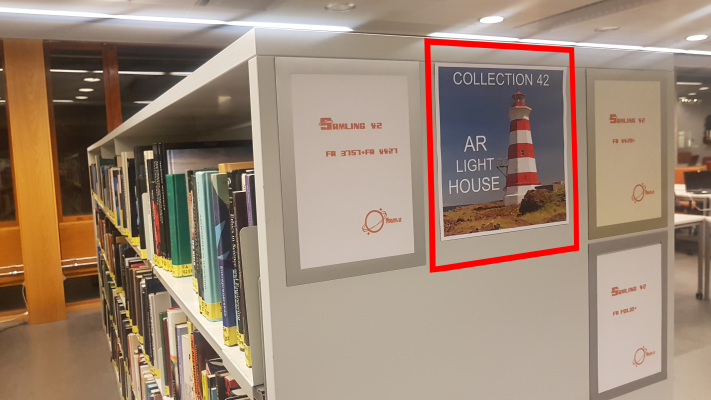 Typical placement of an AR Light House next to the 42 Collection